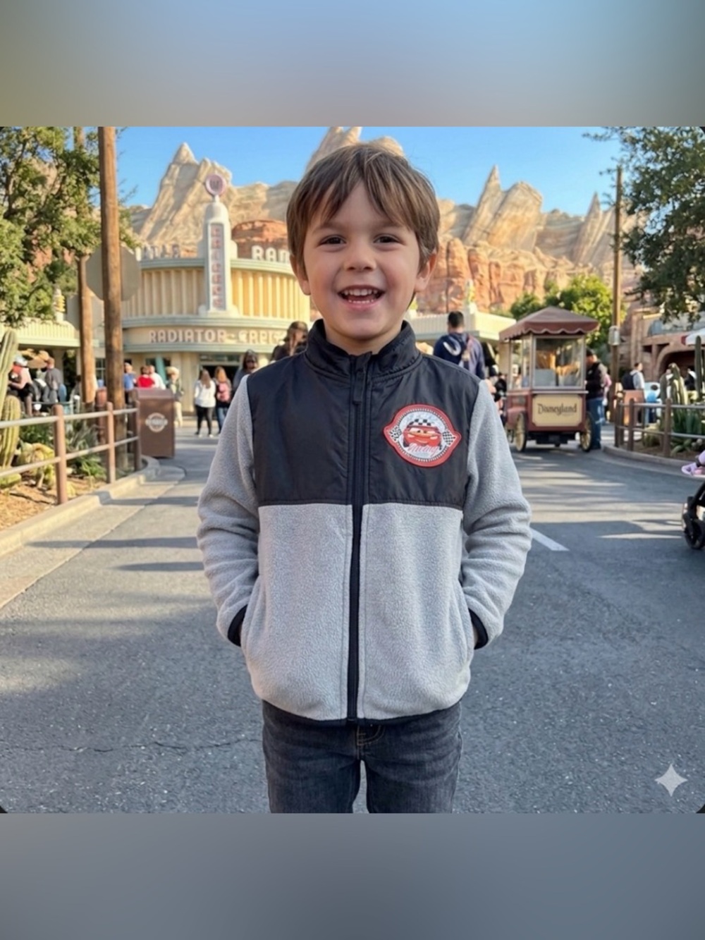 Disney Cars Zip Up Fleece